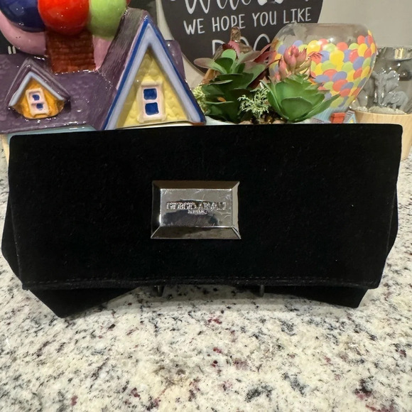 GIORGIO ARMANI NWOT VELVET CLUTCH BAG - Picture 1 of 7